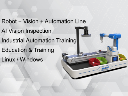 Desktop 6-Axis Robot Vision Inspection Line