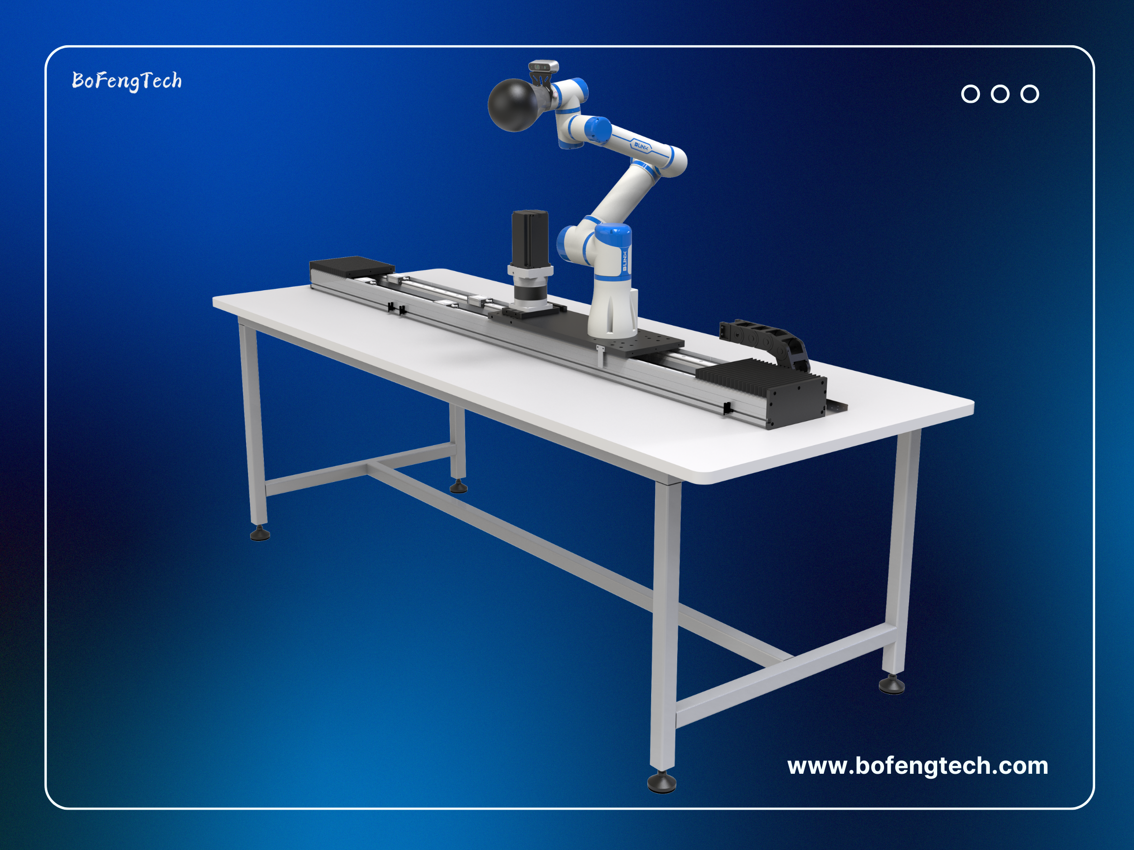 Microwave detection robot
