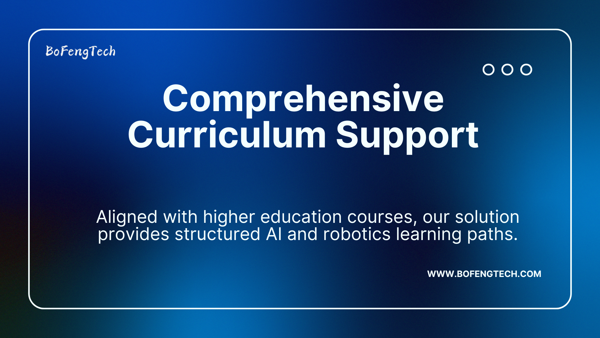 Comprehensive Curriculum Support