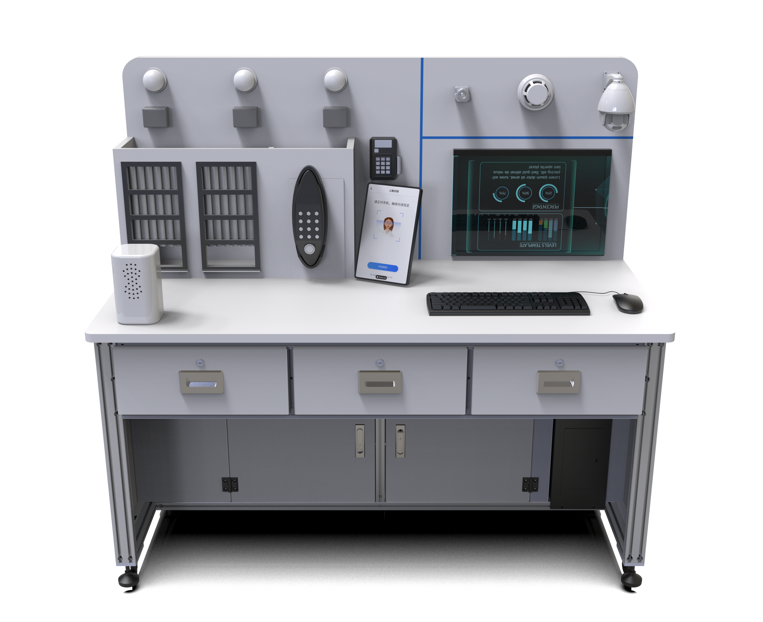 University lab equipped with AI Smart Home System for student experiments