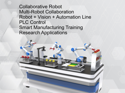 Cobot Multi-Robot Collaborative Training Line