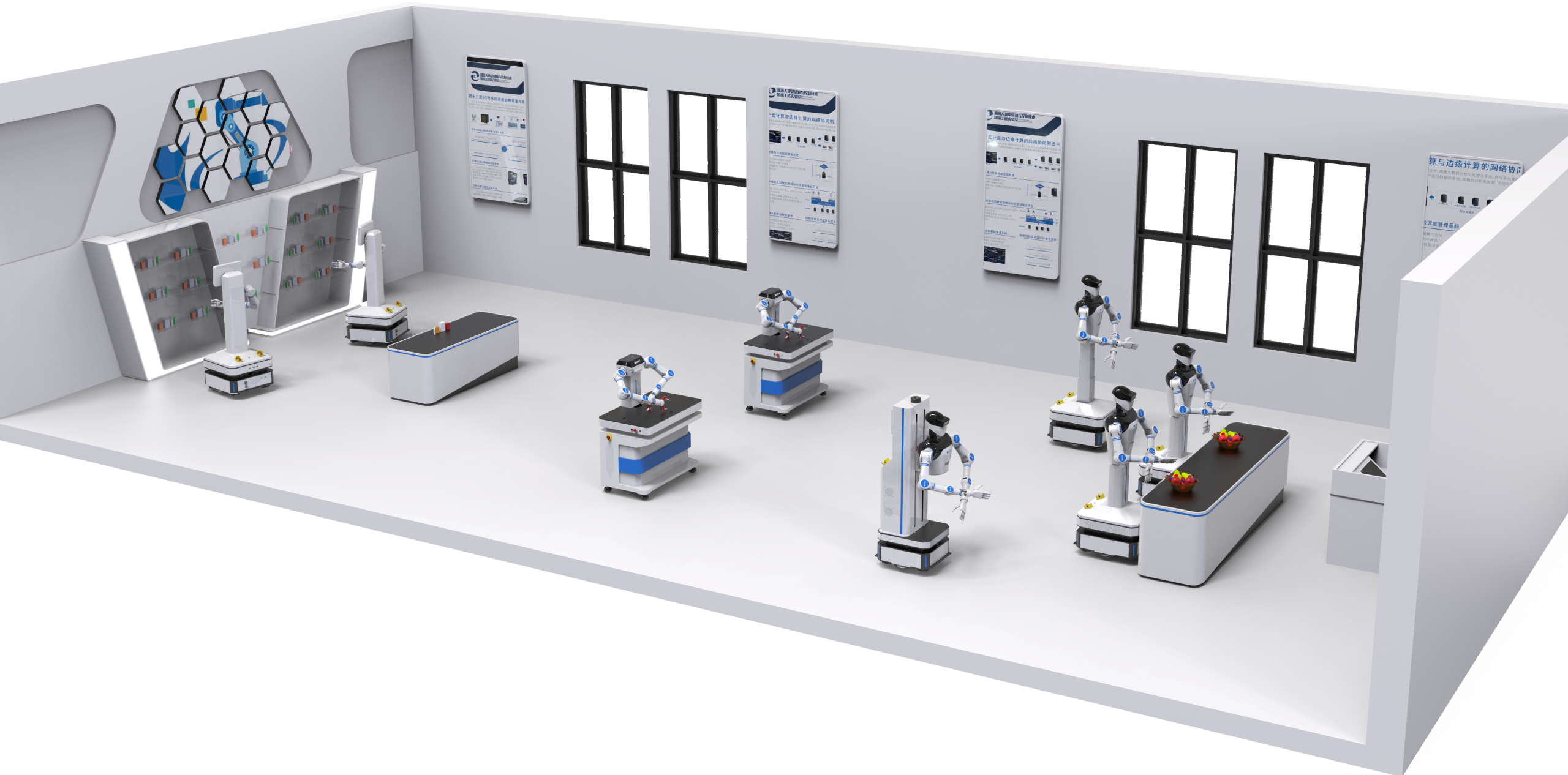 Embodied Intelligence Robotics Lab Rendering