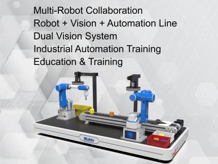 Desktop 6-Axis Robot Vision Auto-Sorting Line
